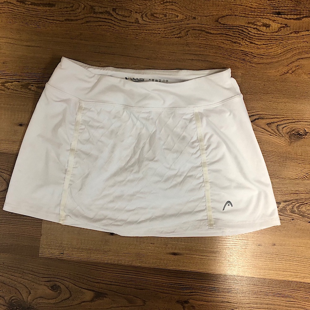HEAD WHITE TENNIS SKORT